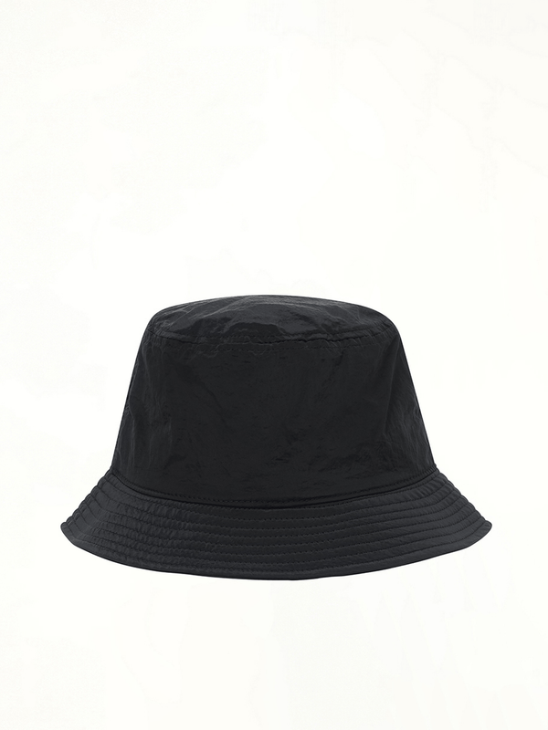 블랙 910001 나일론 메탈 버킷 햇