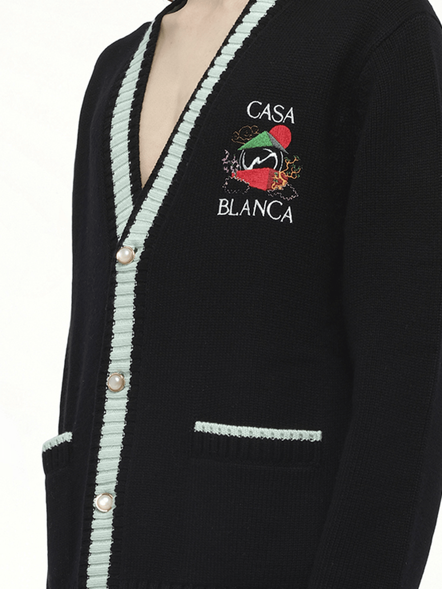 Casa Mountain Cardigan in Black