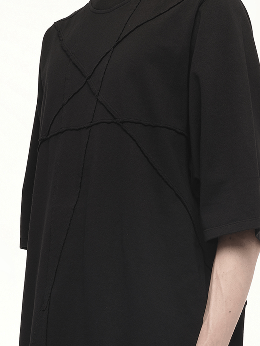 Penta Jumbo SS T-Shirt in Black