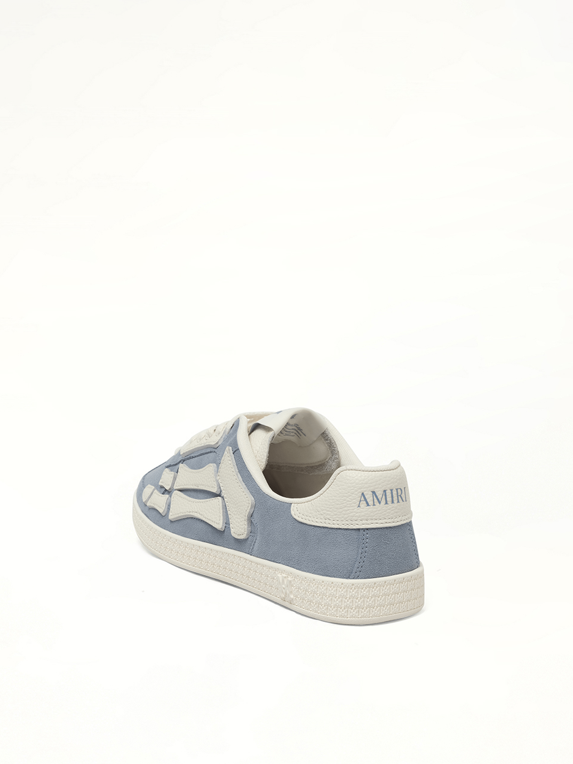 Pacific Bones Sneaker in Ashley Blue Top View | AMIRI