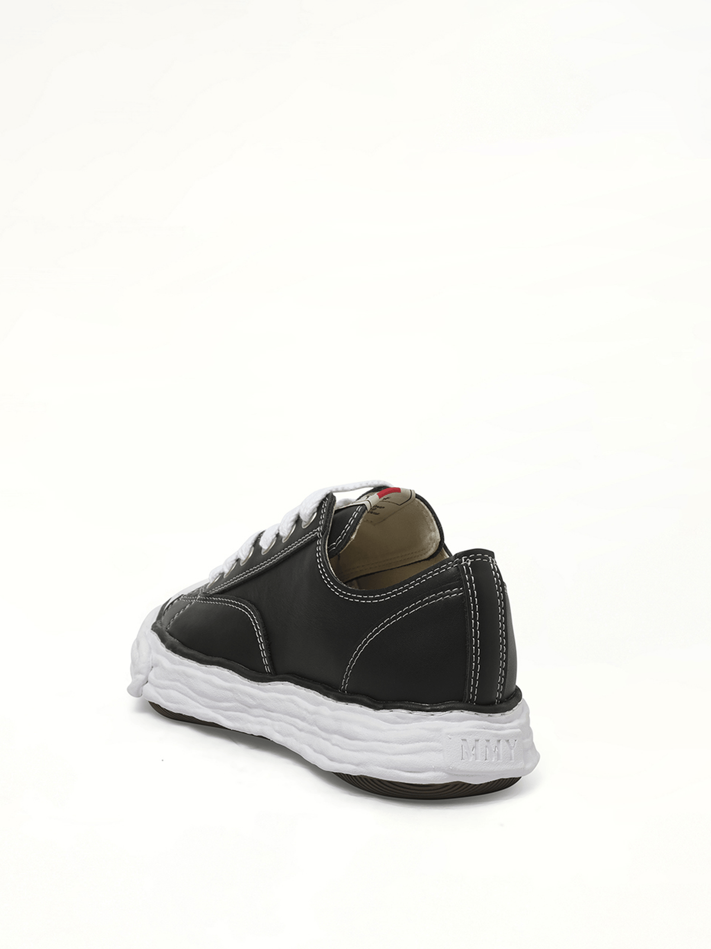 Peterson 23 OG Low Leather Sneaker in Black/White