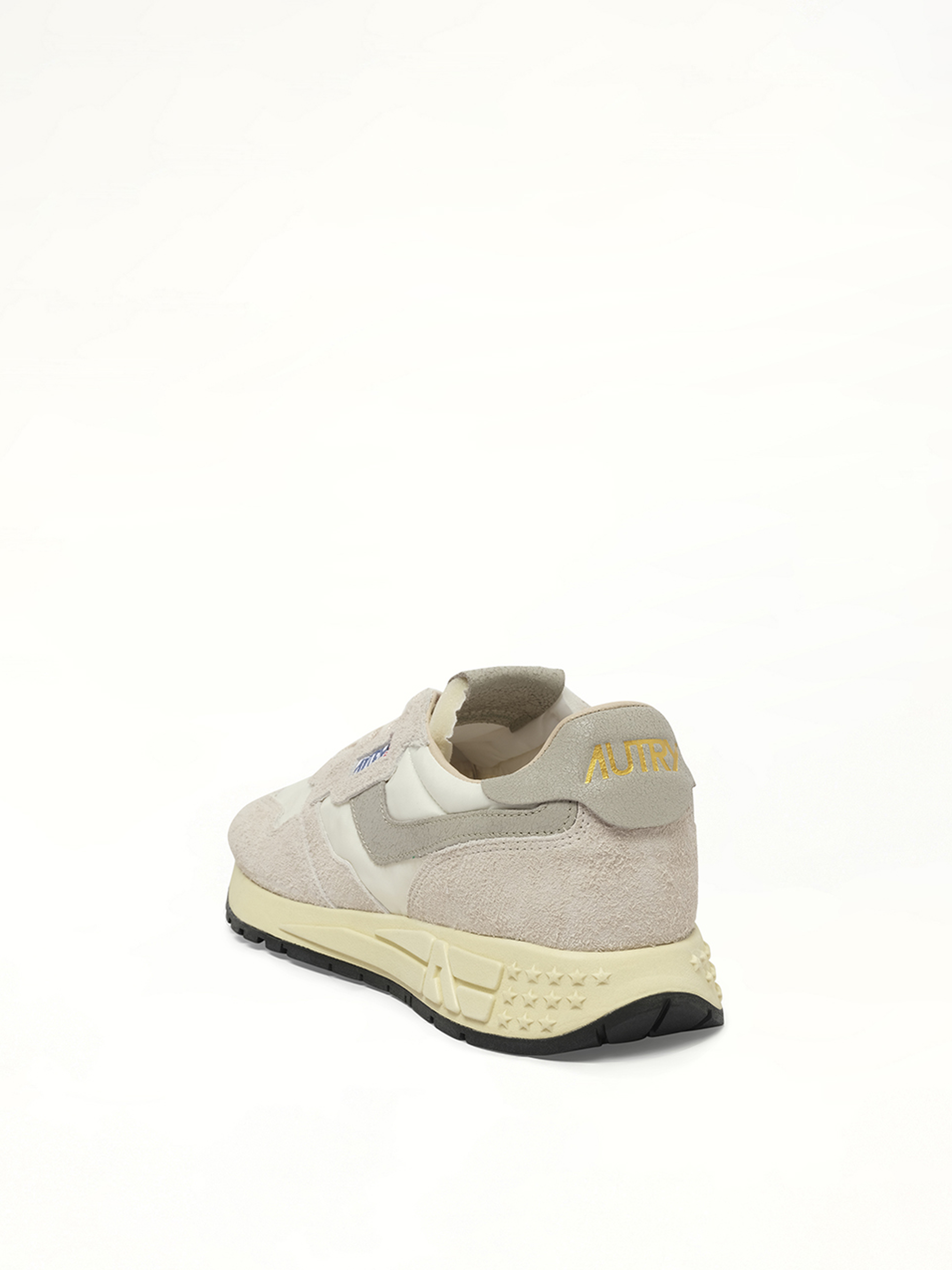 Reelwind Low Sneakers in White/Natural Top View | AUTRY