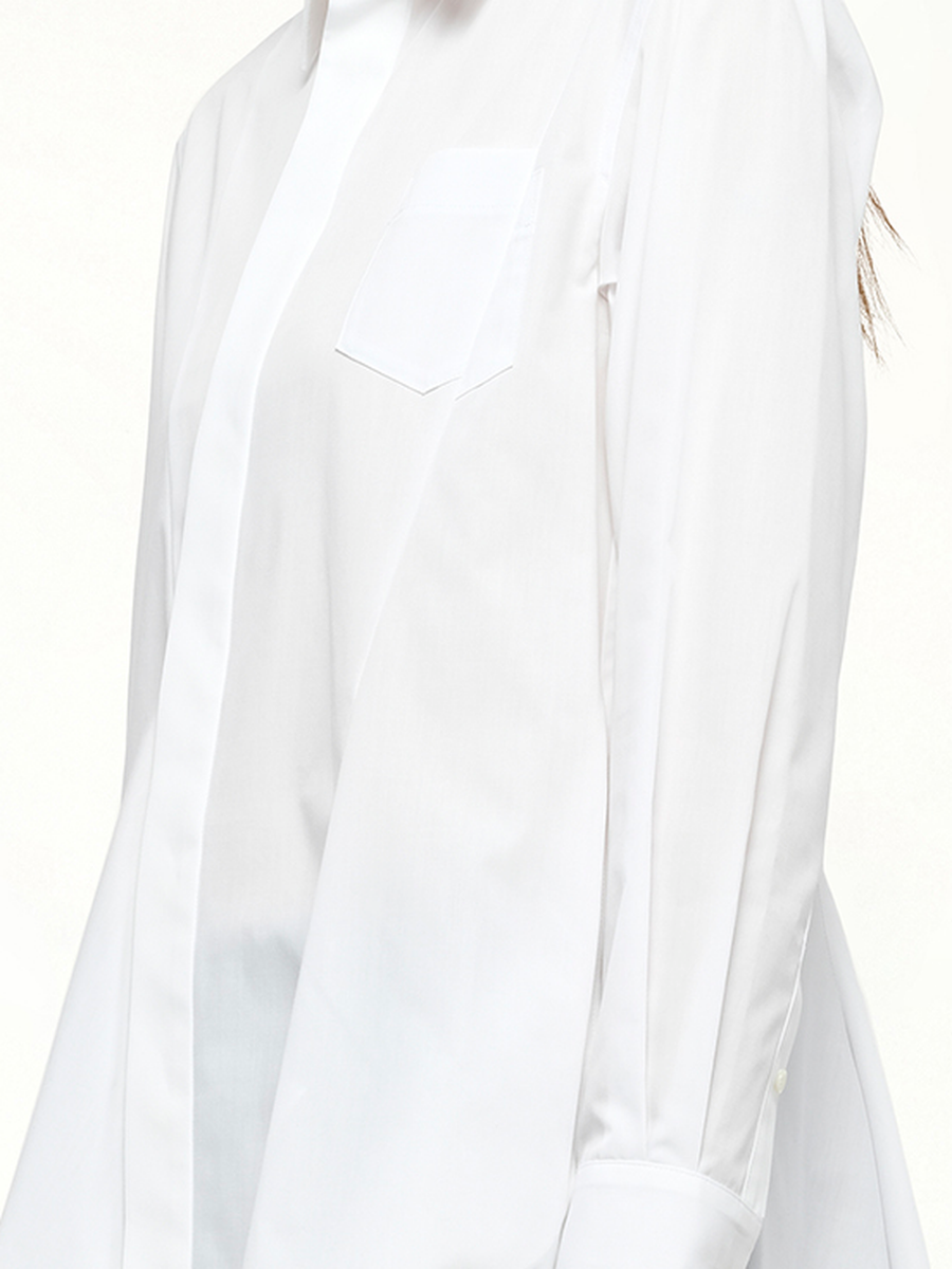 Poplin Shirt in Off White
