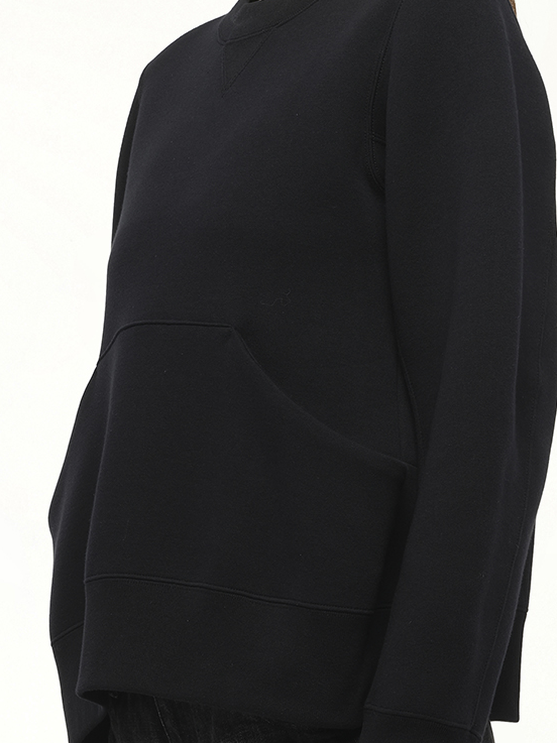 Sponge Sweat Pullover in Black