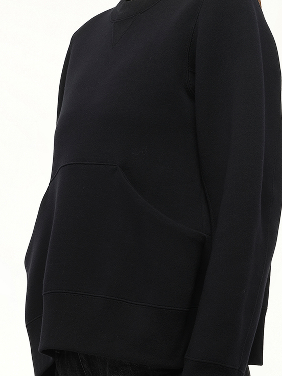 Sponge Sweat Pullover in Black