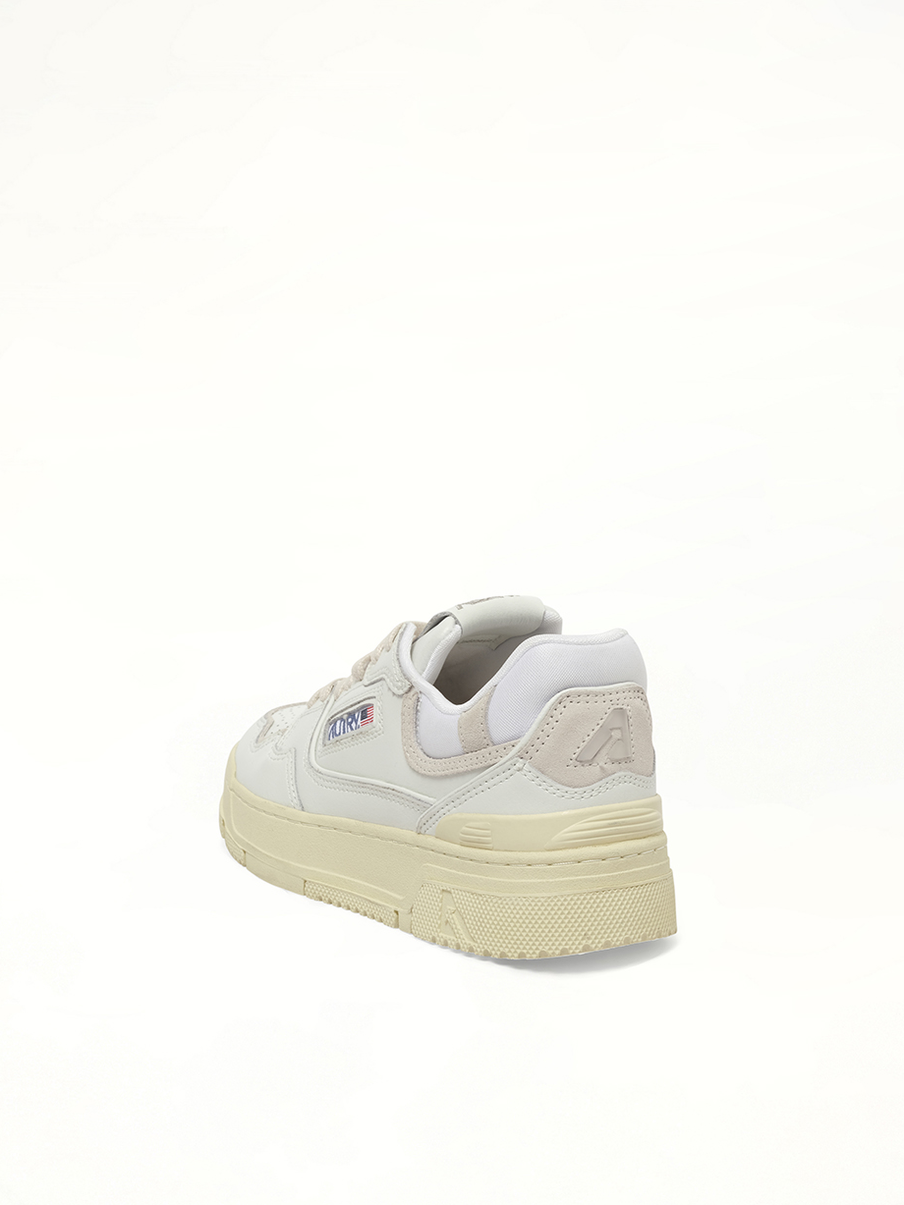 CLC Low Sneakers in White Top View | AUTRY