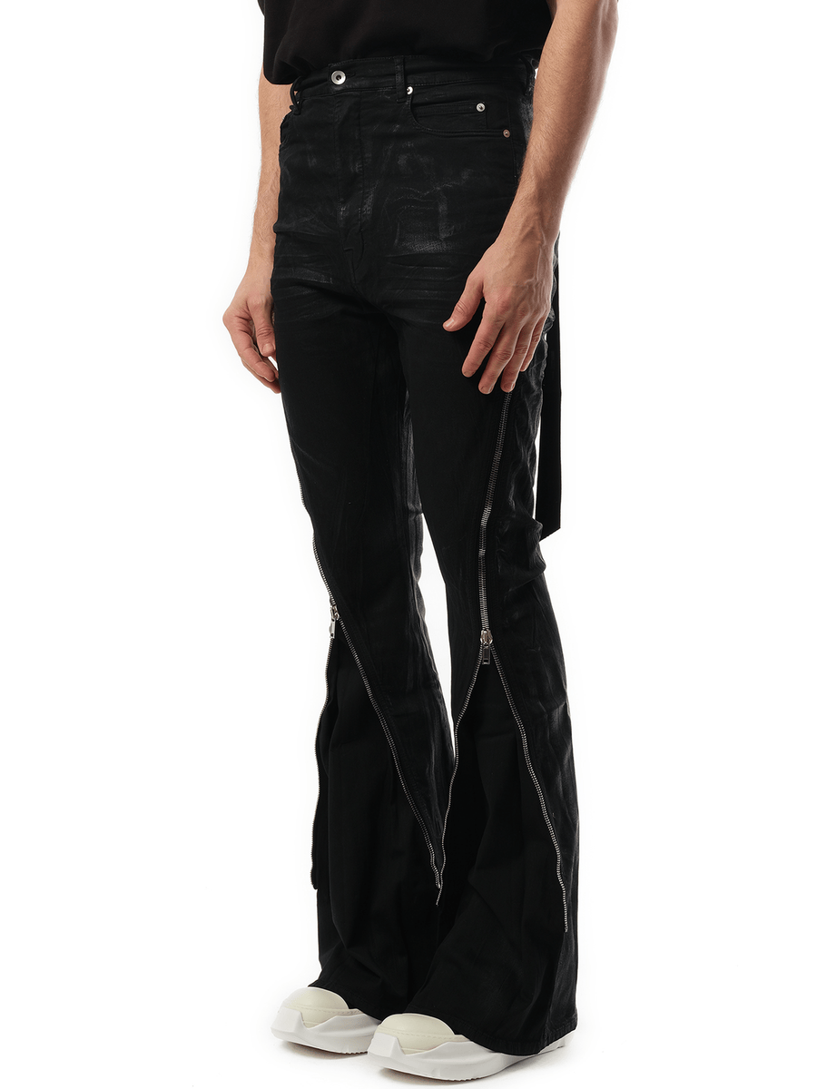 Rick Owens Drkshdw Denim Bolan Banana in Black