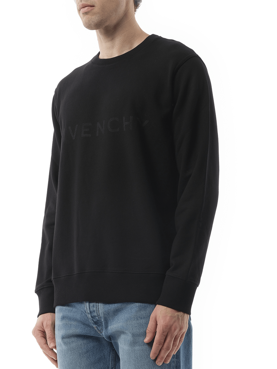 Givenchy 4G Archetype Spray Sweatshirt in Black/White