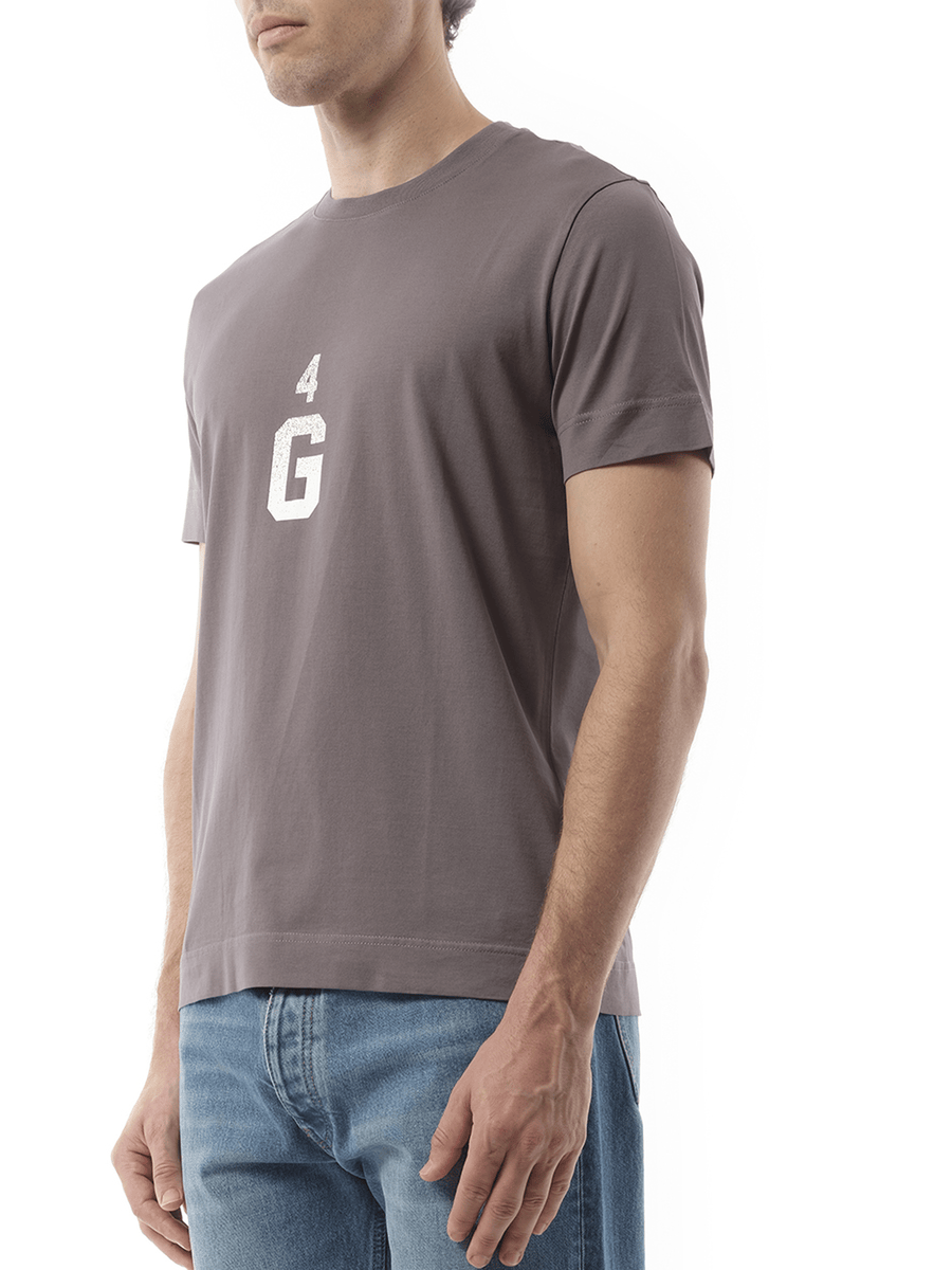 Givenchy Four G Dyed Logo T-Shirt in Quartz Grey