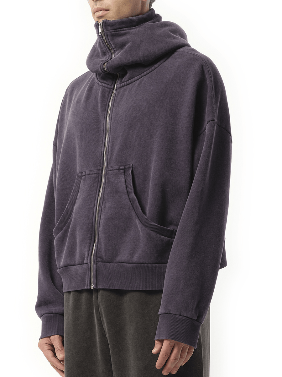 Entire Studios Full Zip Hoodie in Ink