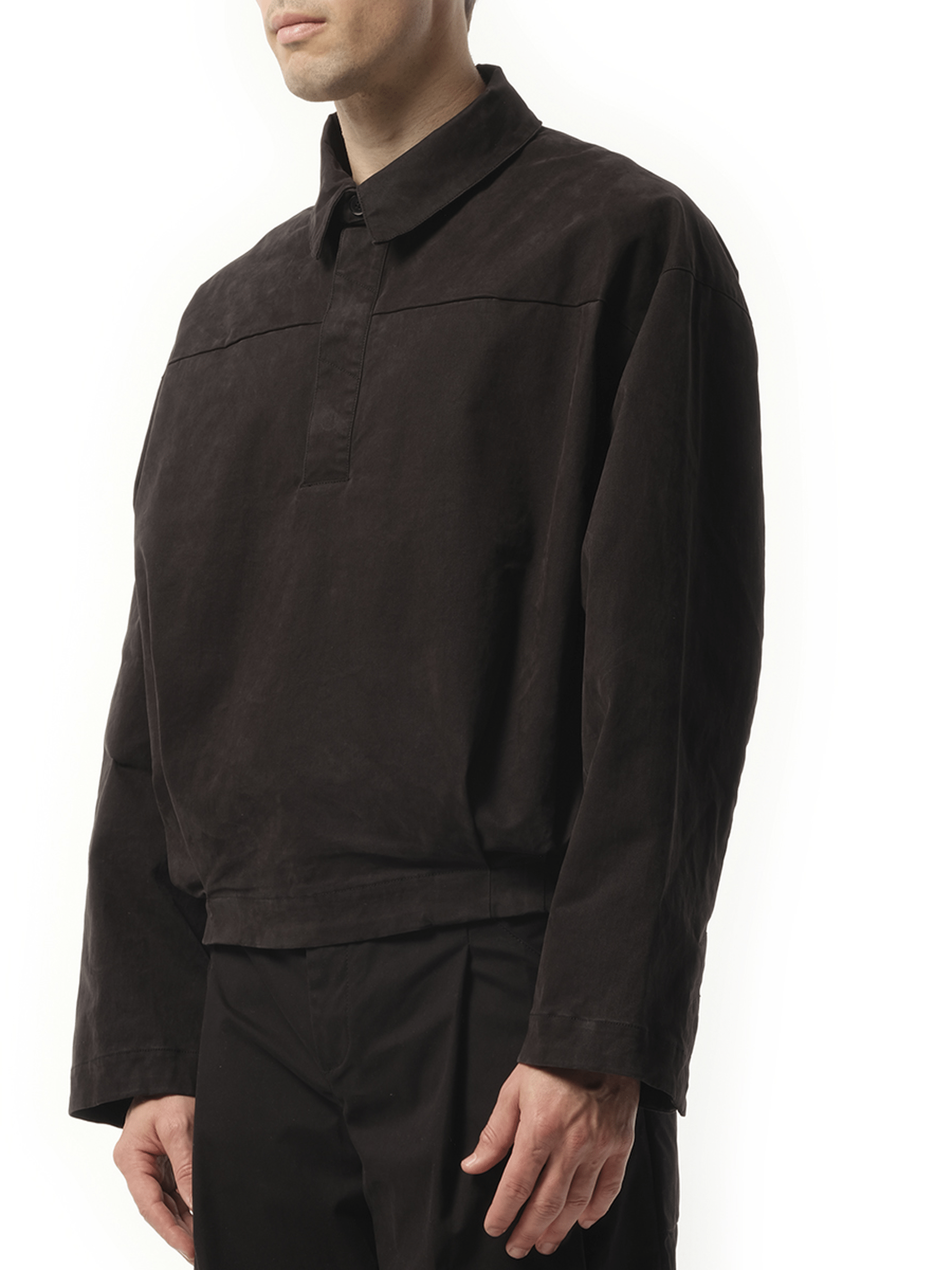 Entire Studios Ana Overshirt in Black