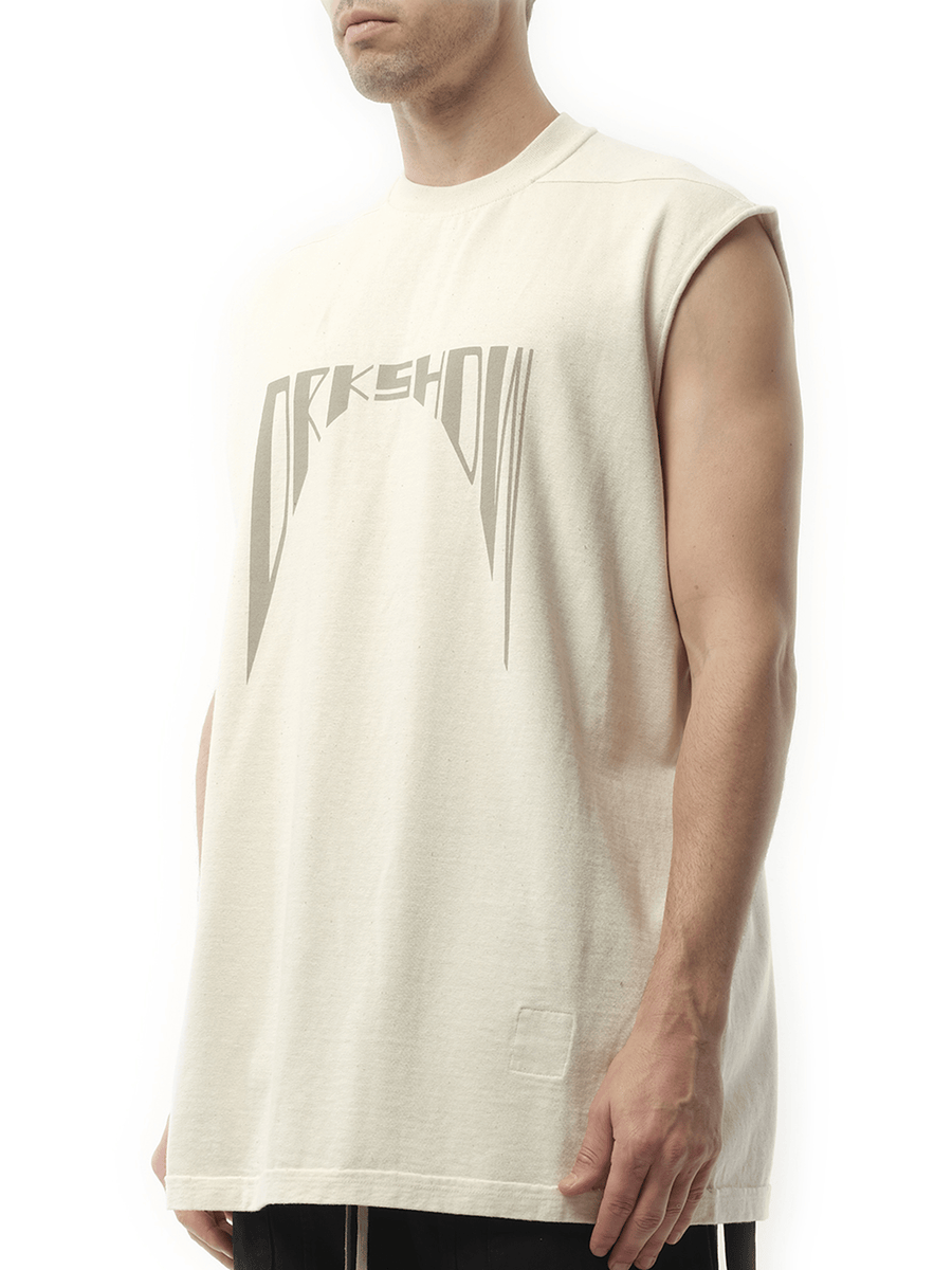 Rick Owens Drkshdw DRKSHDW Tarp T in Natural/Pearl
