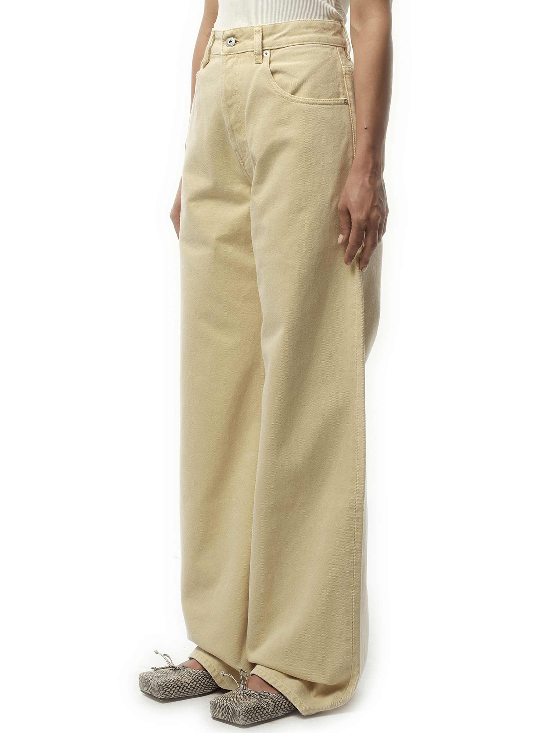 Jacquemus Le Denimes Large in Light Beige
