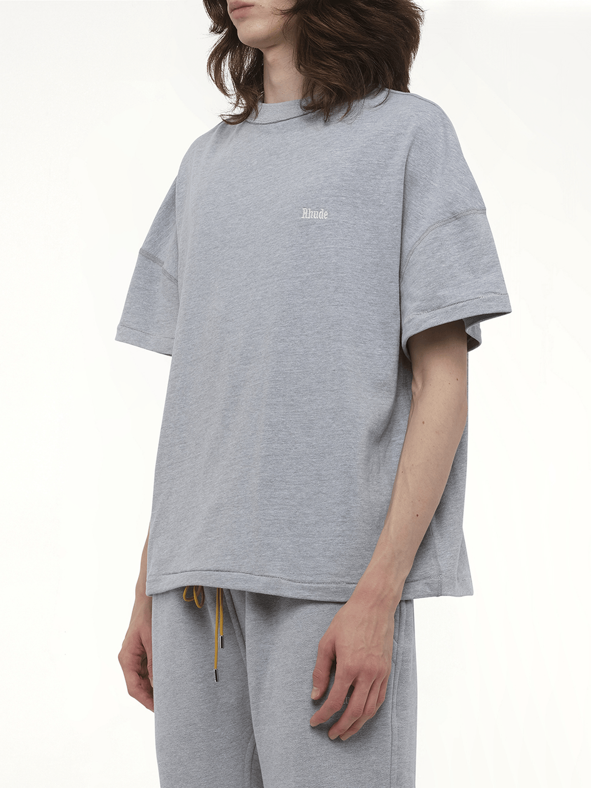 Rhude Classique Reverse T-Shirt in Heather Gray