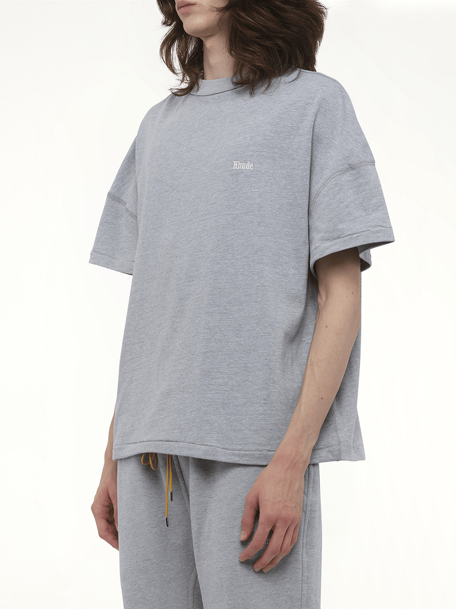 Rhude Classique Reverse T-Shirt in Heather Gray