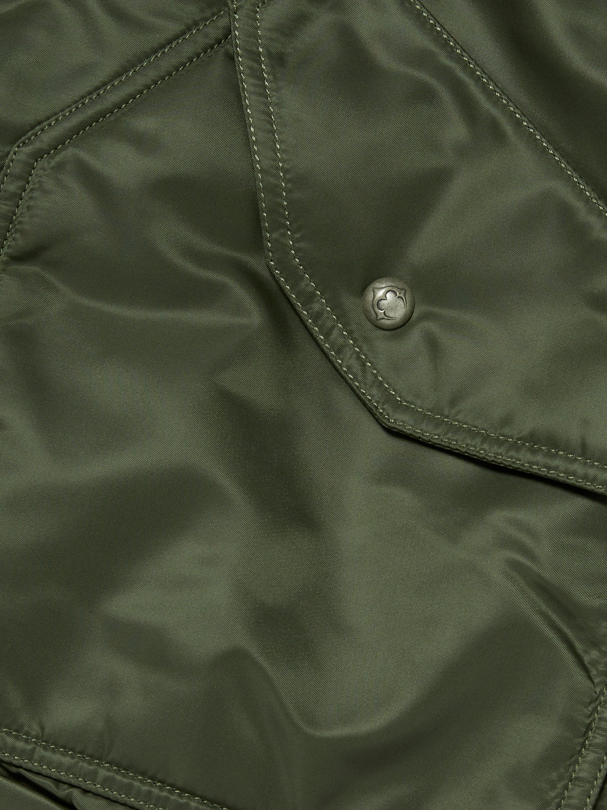 TC x Alpha Industries 봄버 재킷 (리벳 버전) 세이지