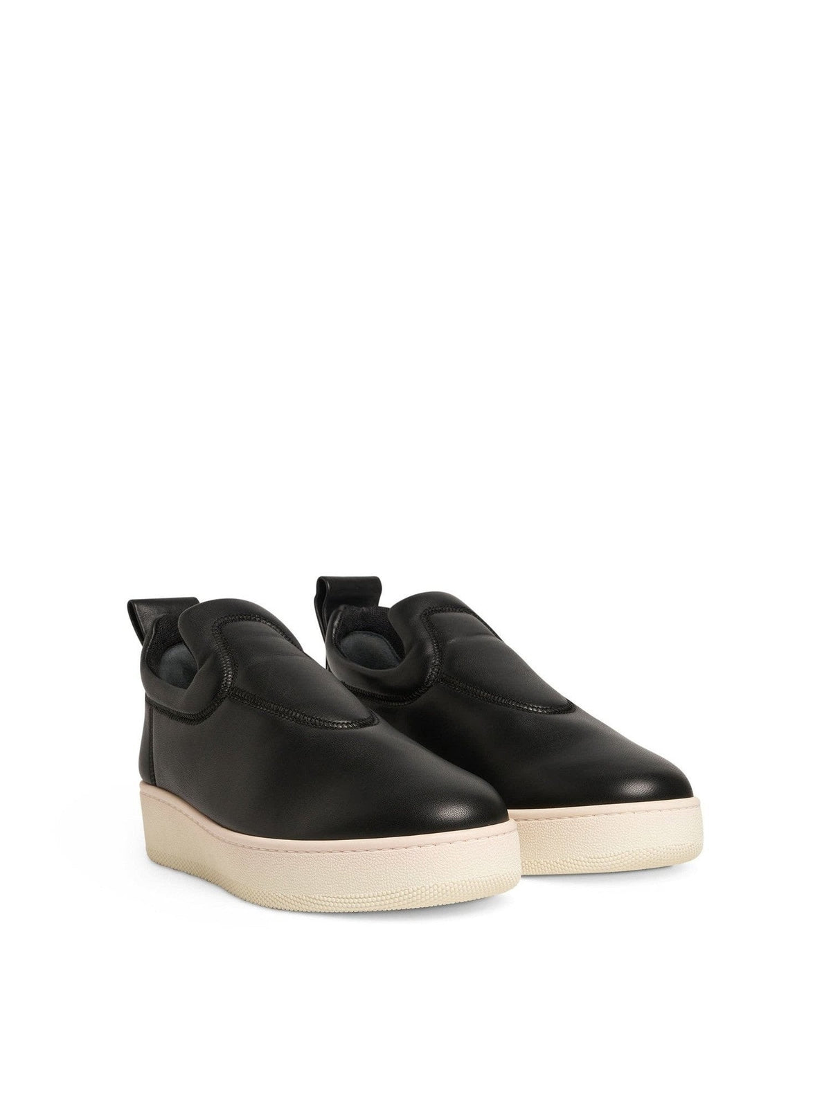 Pull On Sneaker 35 in Black Front View | CELINE