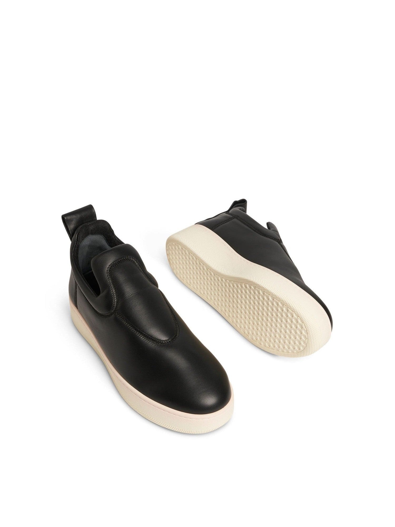 Pull On Sneaker 35 in Black Top View | CELINE