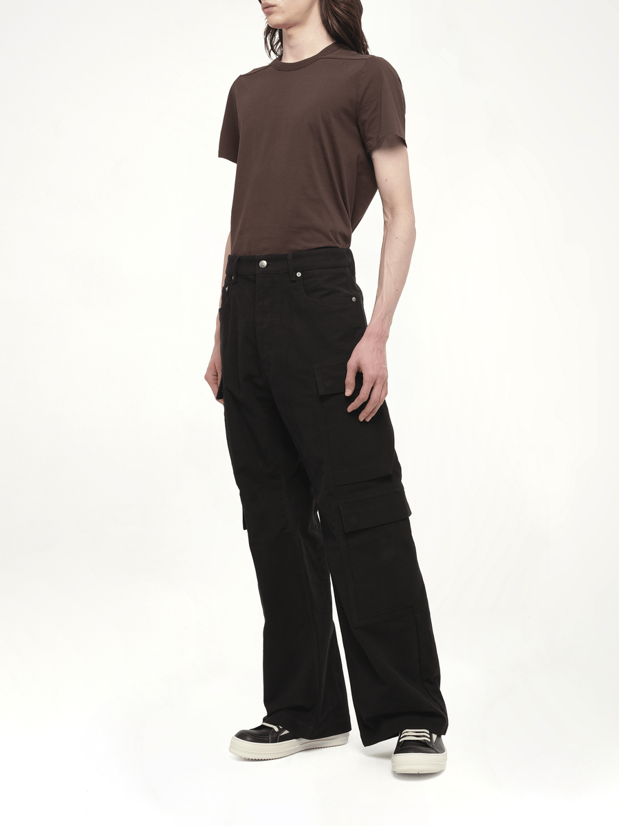 Double Cargo Jeans in Black