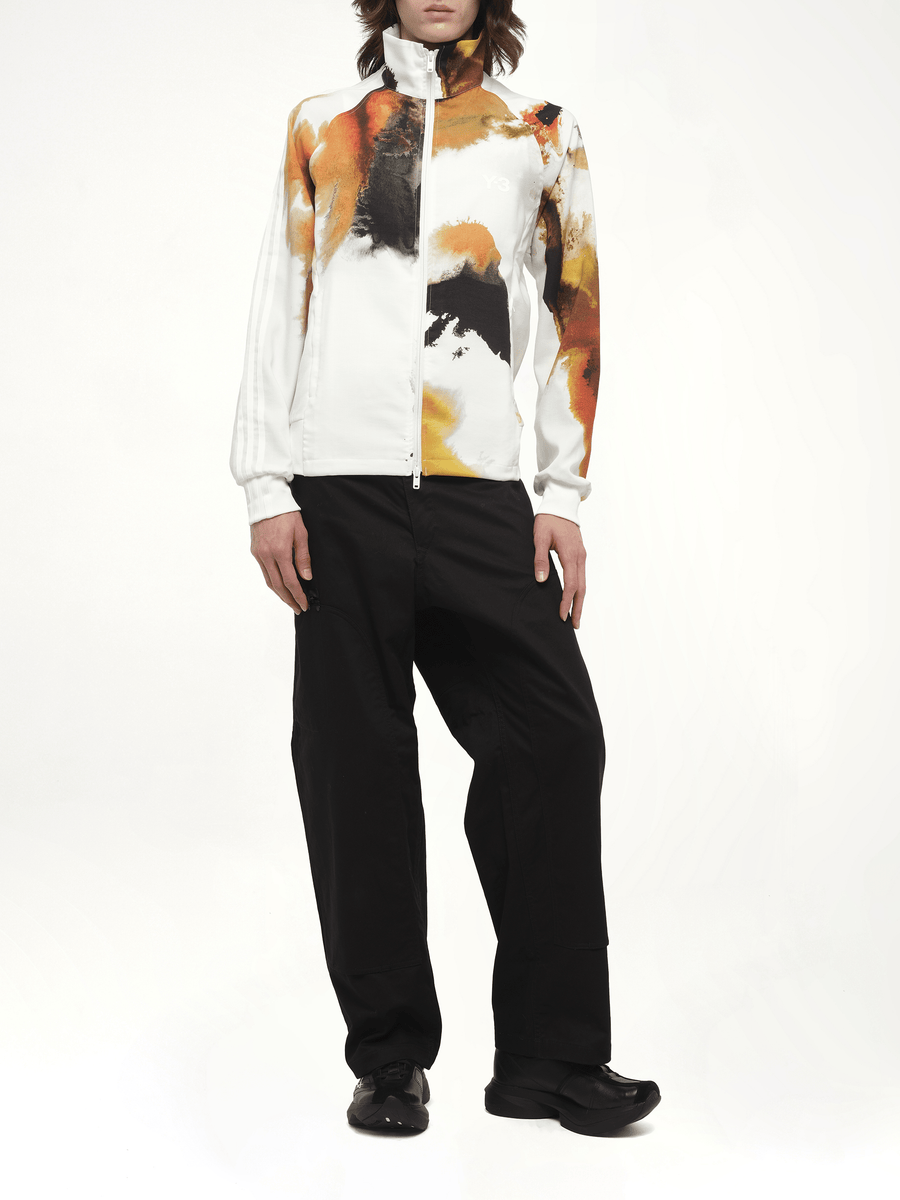 Aop Track Top 3-Stripes in White