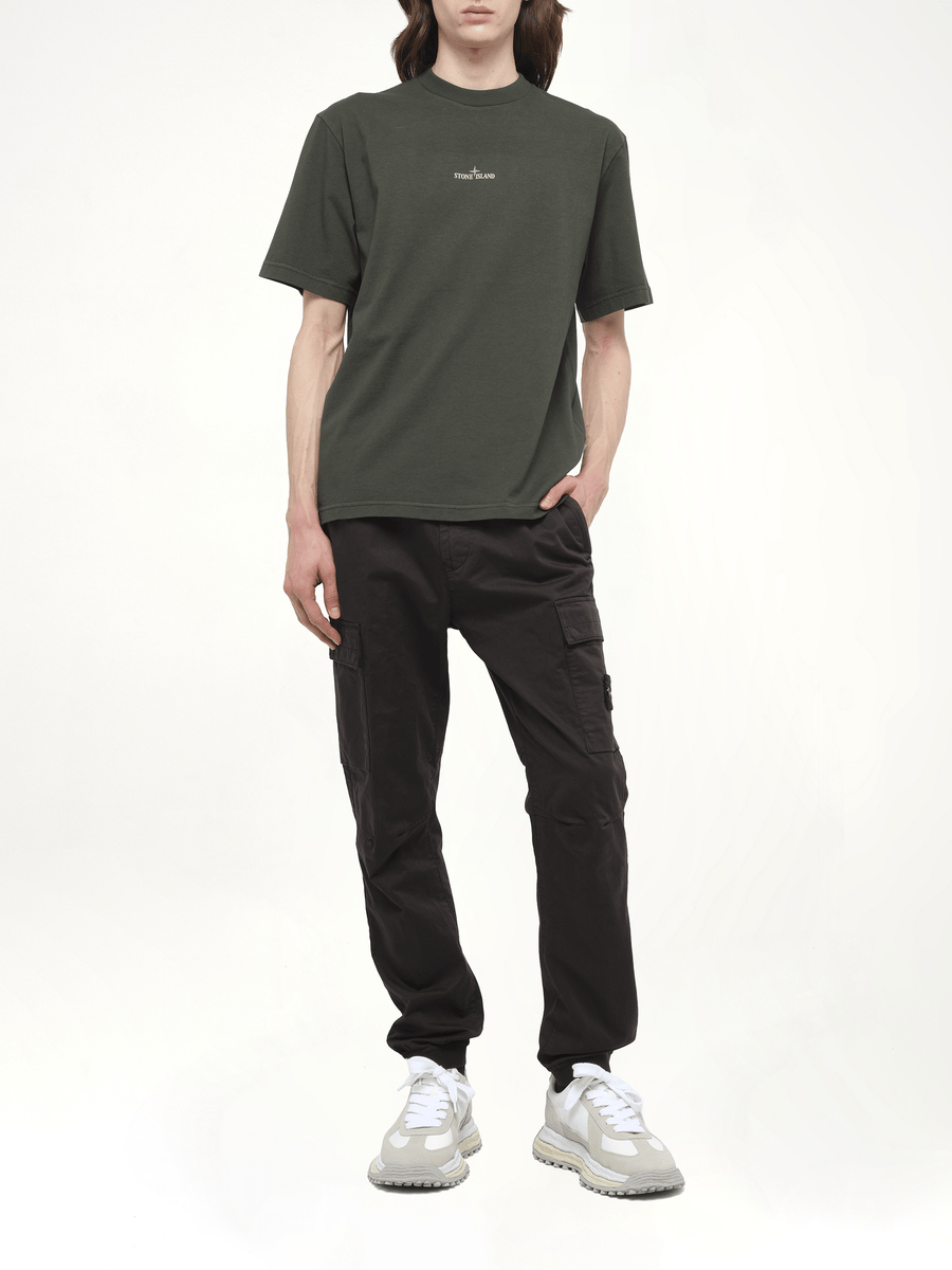 210003 Industrial Print S/S T-Shirt in Juniper