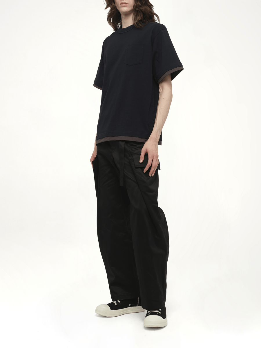 Cotton Jersey T-Shirt in Navy