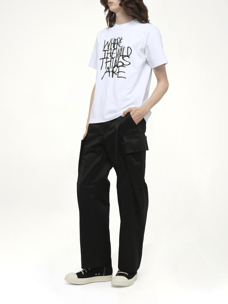 WHERE THE WILD THINGS ARE Logo T-Shirt in White