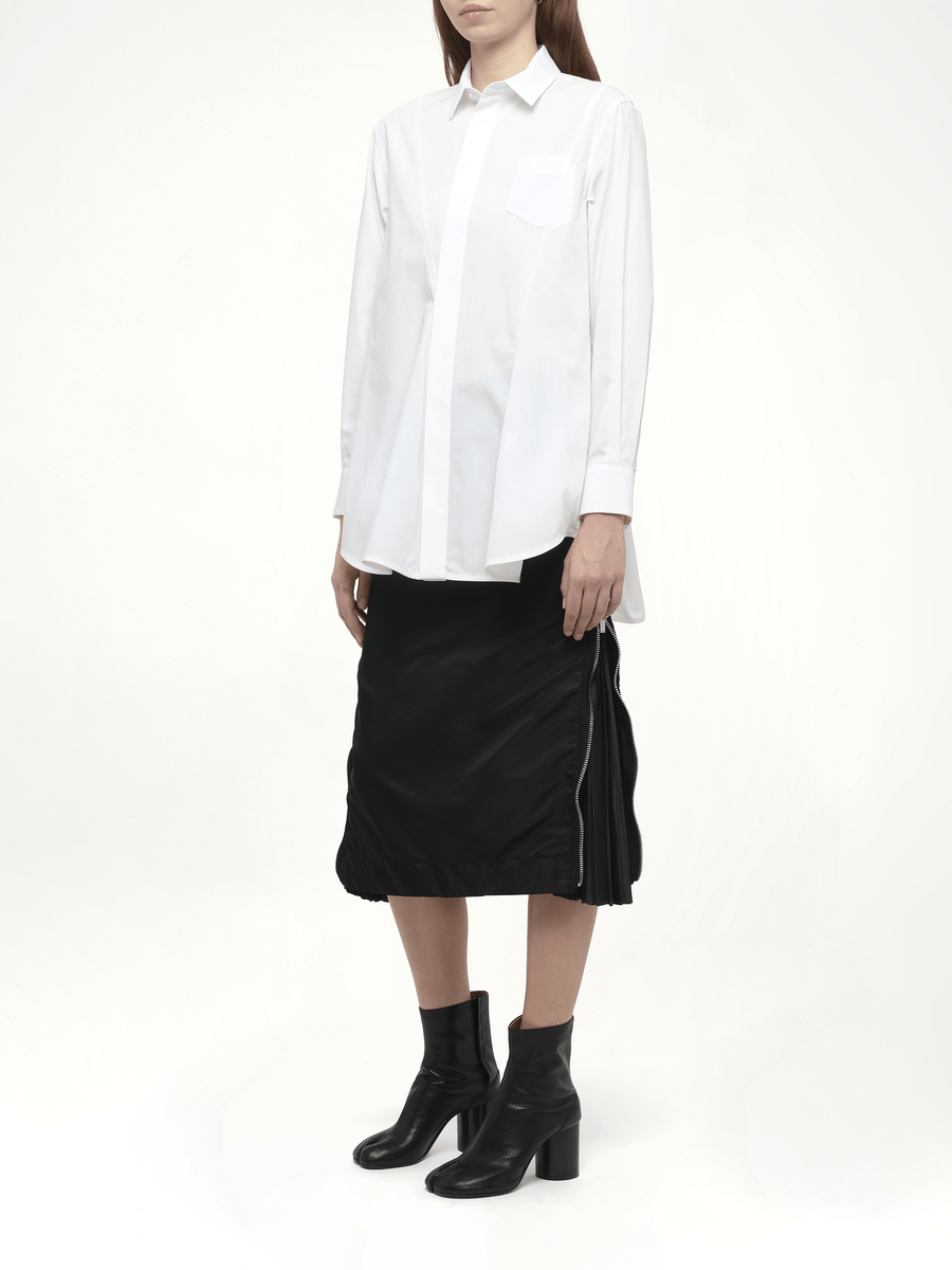 Poplin Shirt in Off White