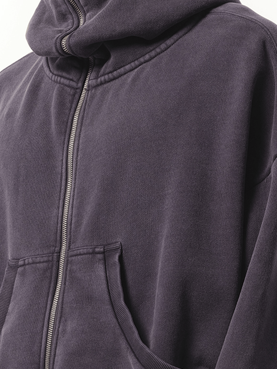 Entire Studios Full Zip Hoodie in Ink