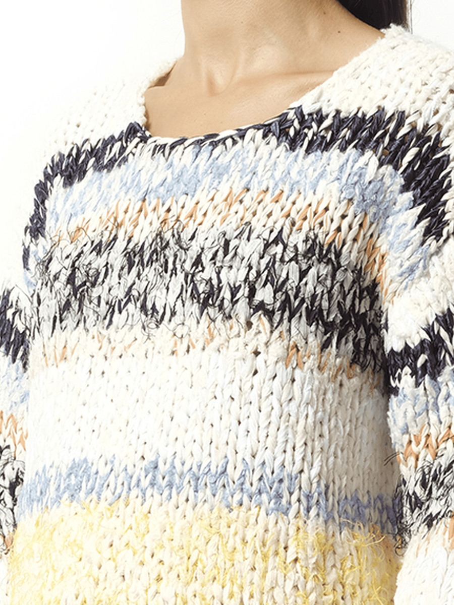 Pullover Sweatshirter in Multicolor