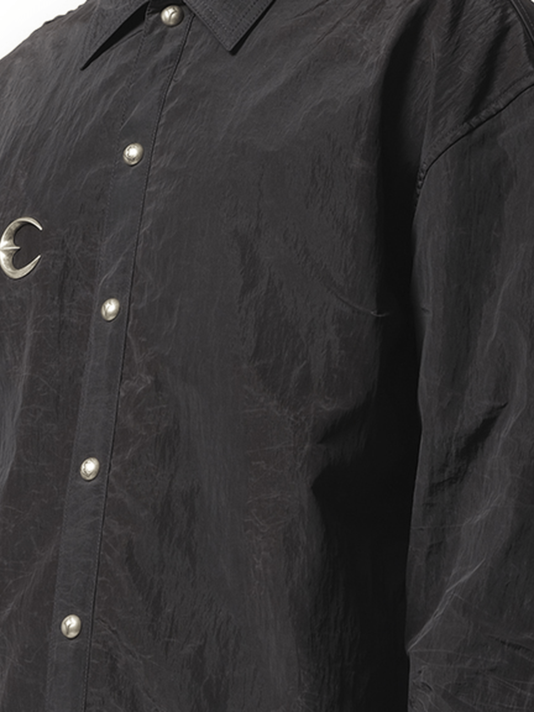 Thug Club Scarred Officer Shirt in Black