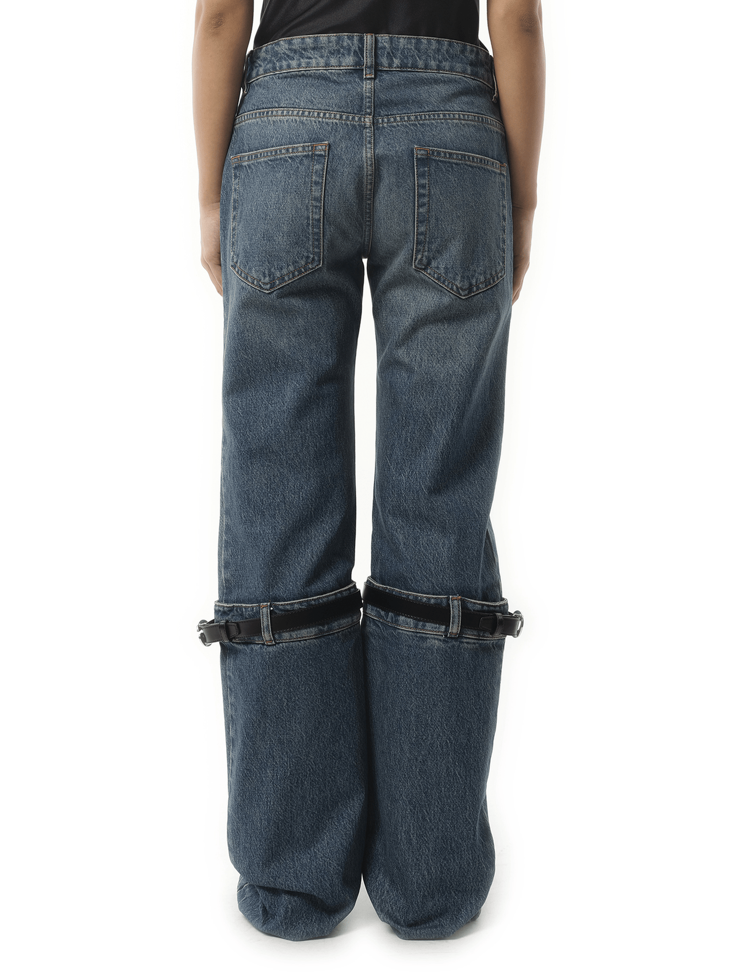 Coperni Hybrid Denim Pants in Blue Vintage