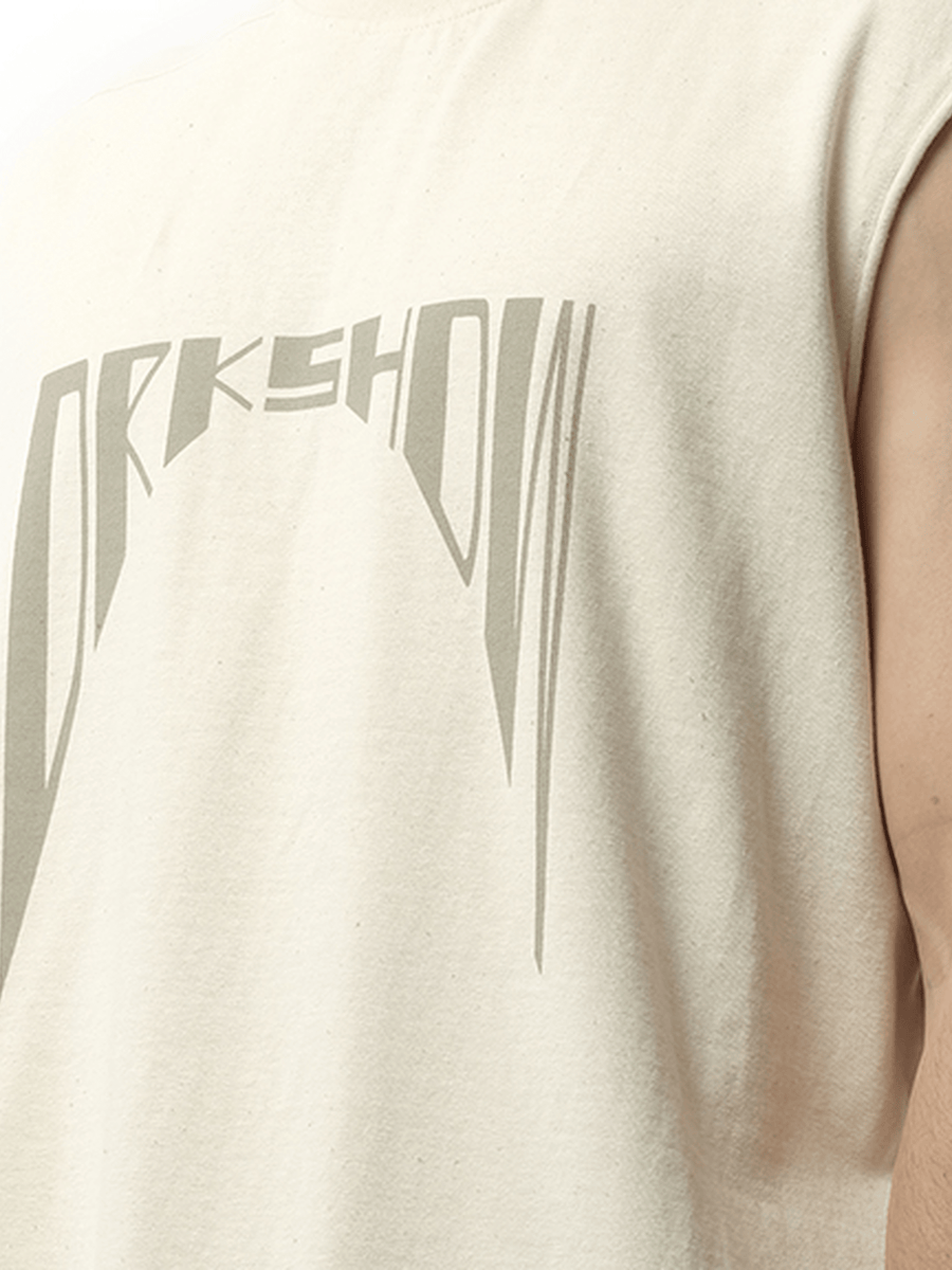 Rick Owens Drkshdw DRKSHDW Tarp T in Natural/Pearl