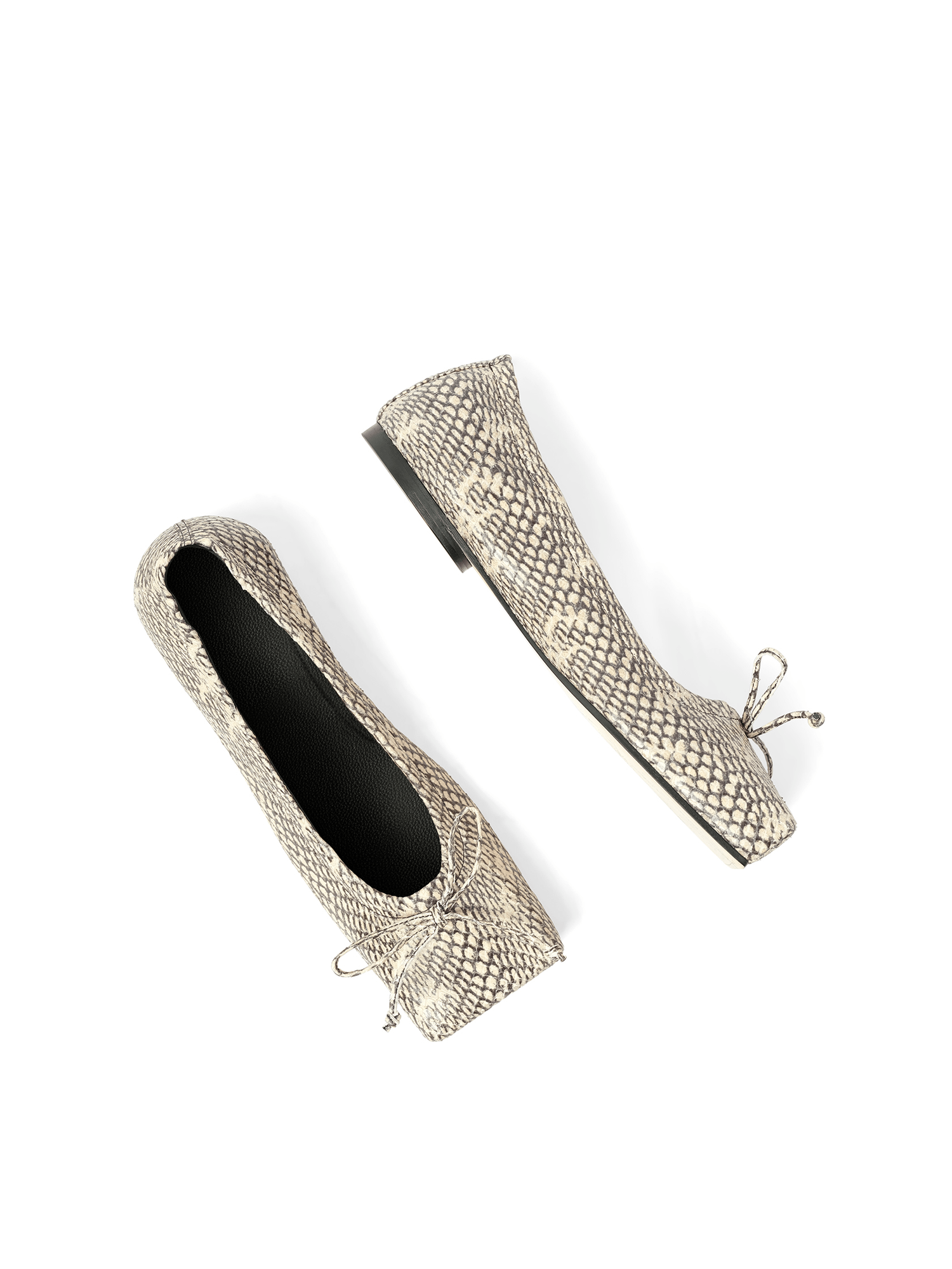 Les Ballerines Ballet in Beige Top View | JACQUEMUS