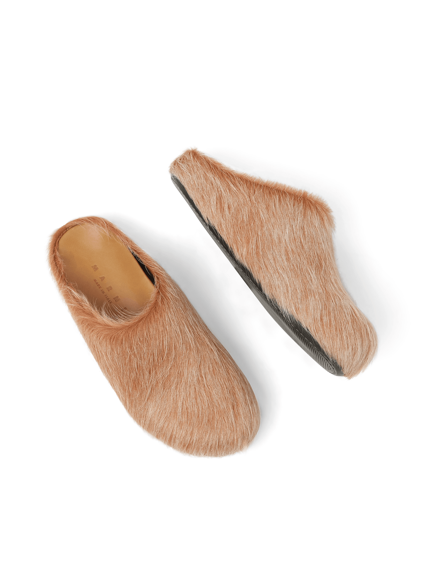 Marni Fussbett Sabot Mule in Winter Wheat