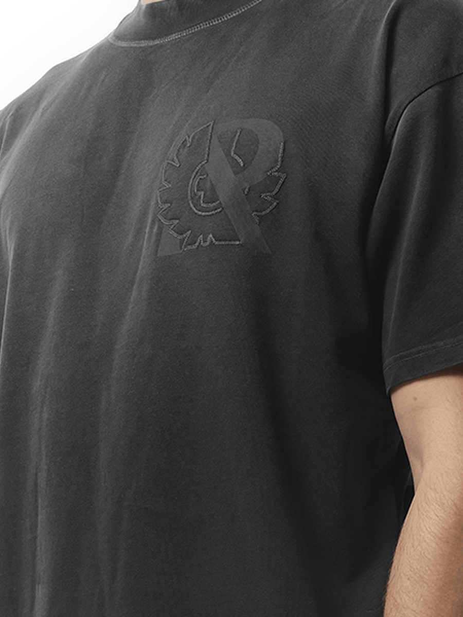 Represent Represent X Belstaff Outline Pheonix T-Shirt in Shadow
