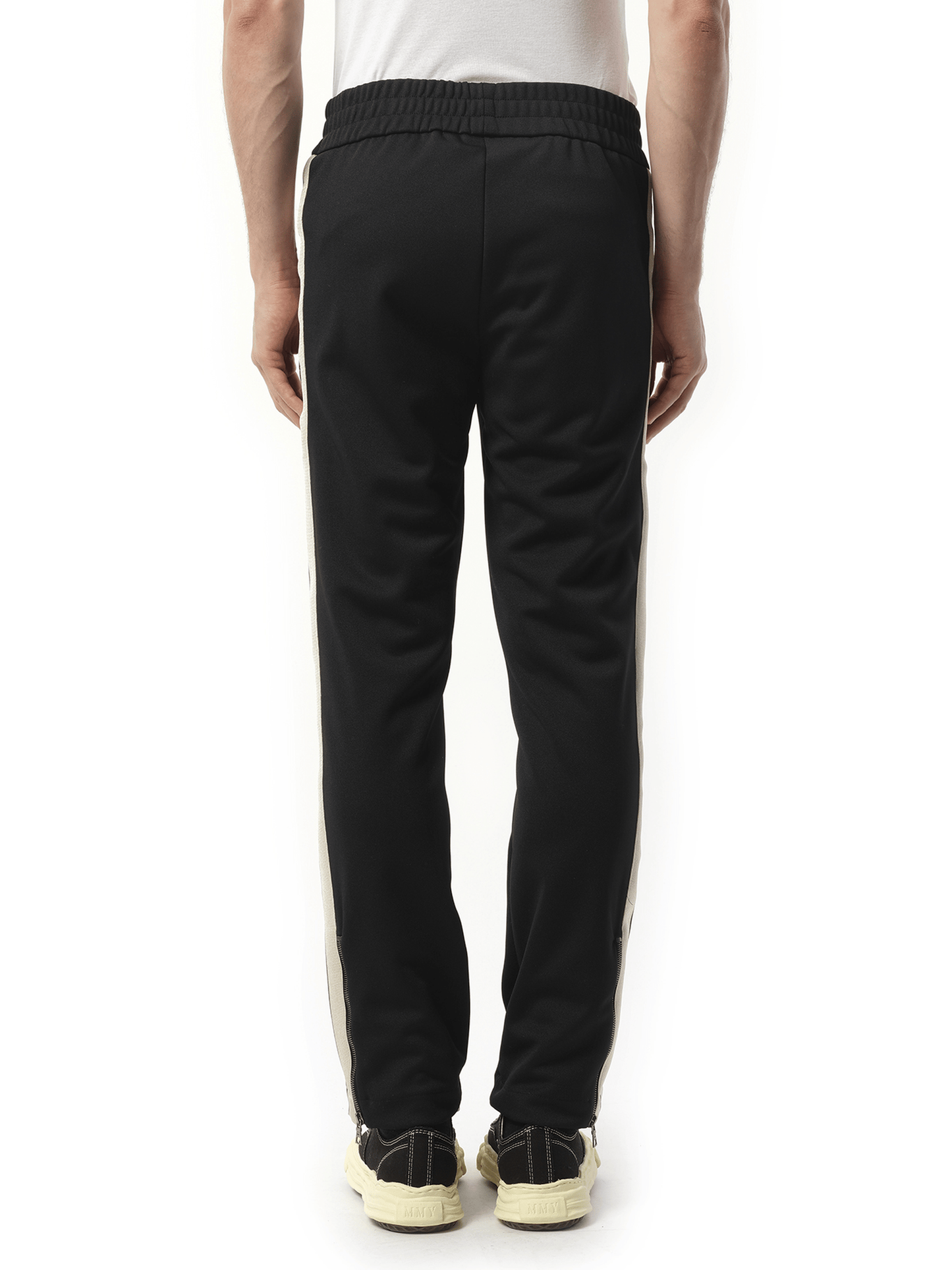 Palm Angels Logo Track Pants in Black/Off White