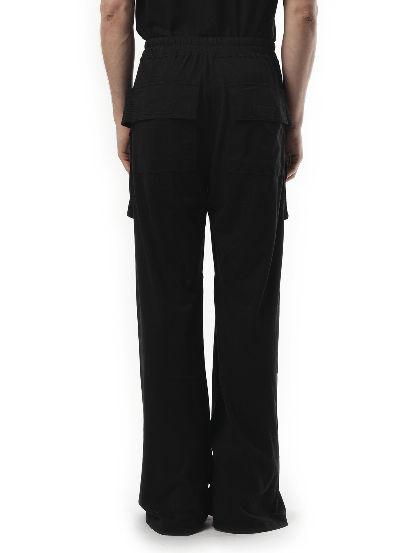 Rick Owens Drkshdw Creatch Wide Cargo Drawstring in Black