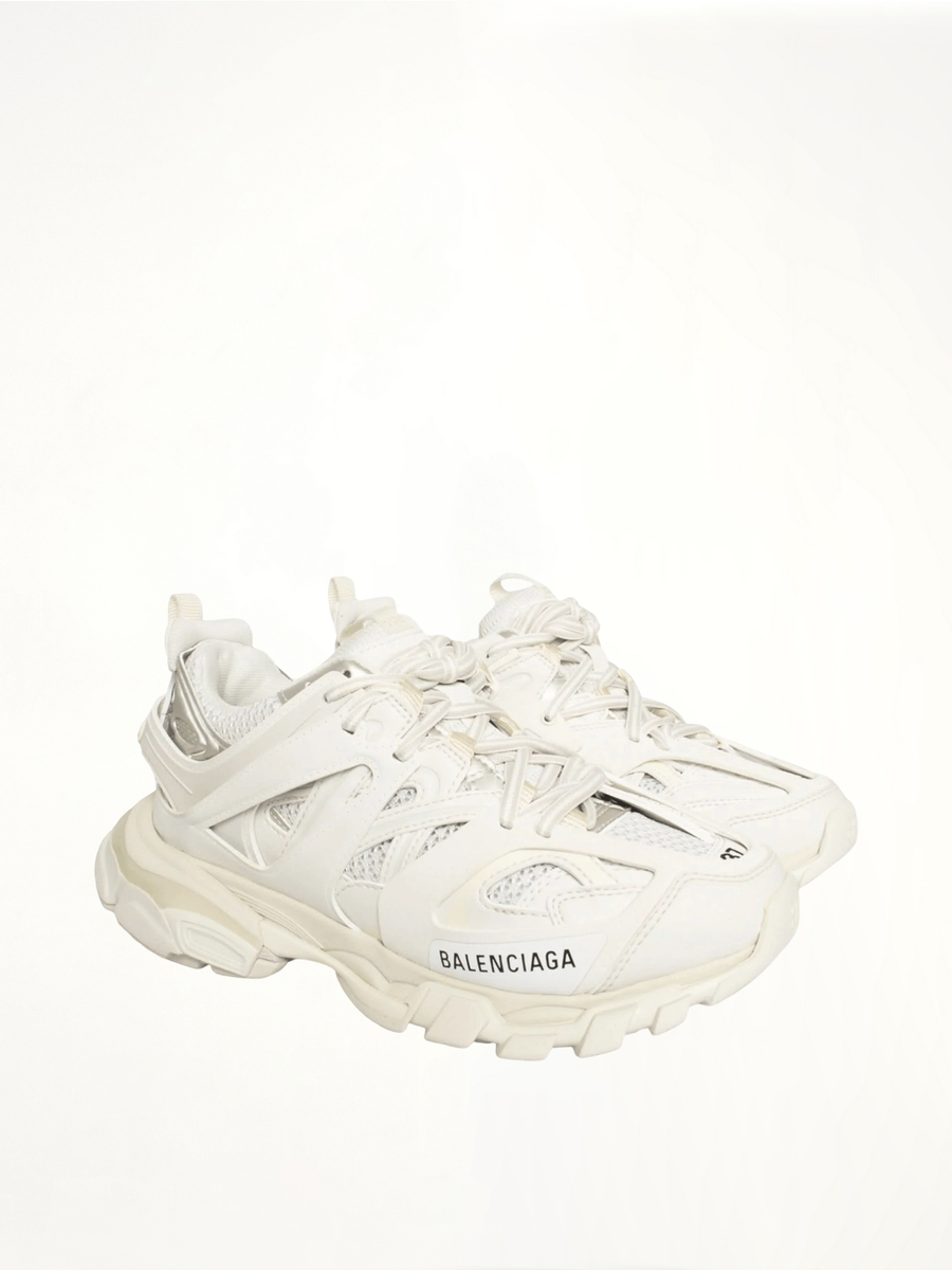 Track Sneakers in White Front View | BALENCIAGA