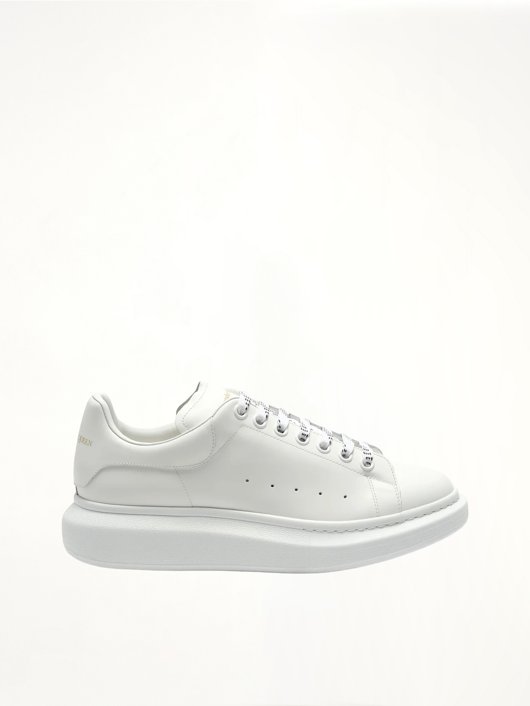 Larry Oversized Sneaker in White Side View | ALEXANDER MCQUEEN