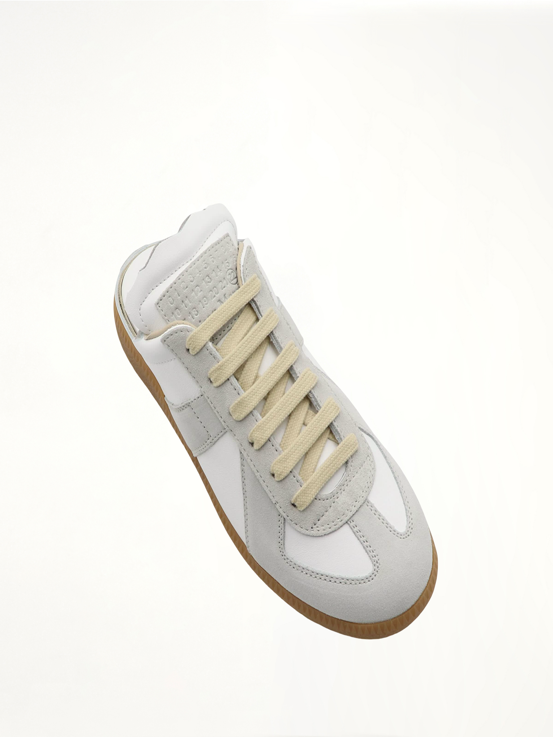 Replica Open Back Sneakers in White Top View | MAISON MARGIELA