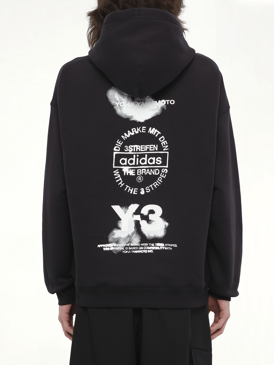 Graphic Hoodie in Black