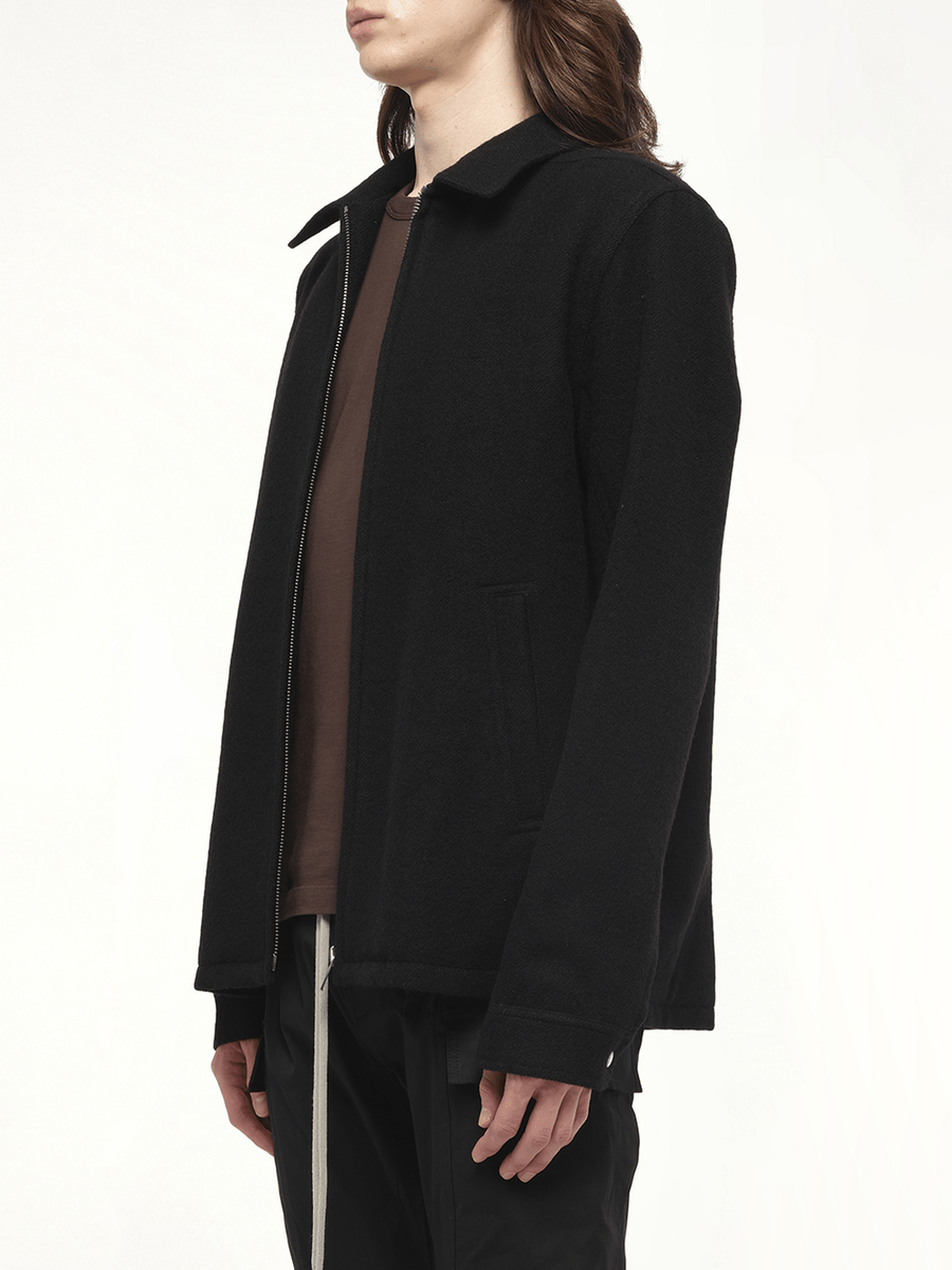 Wool Brad Jacket in Black