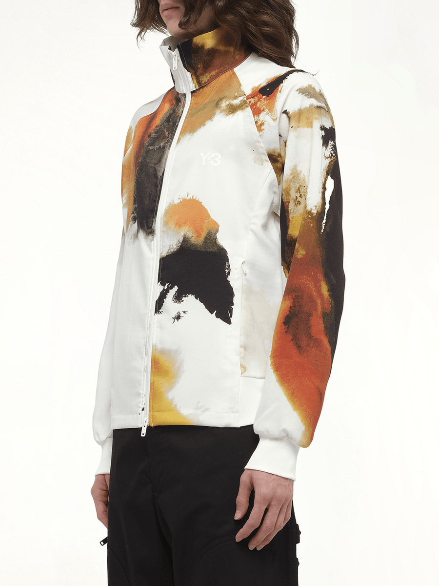 Aop Track Top 3-Stripes in White