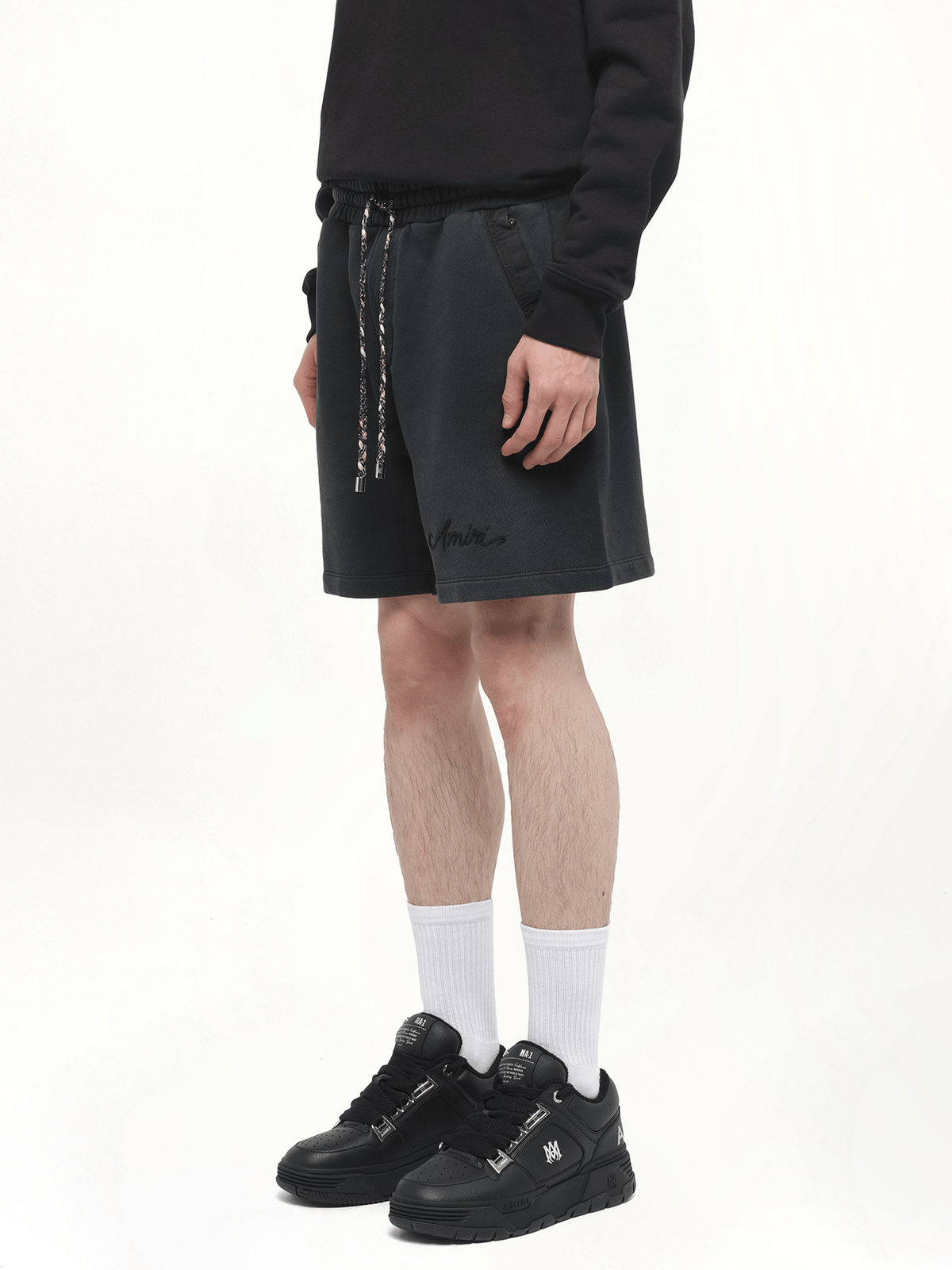 블리치 반다나 반바지 블랙