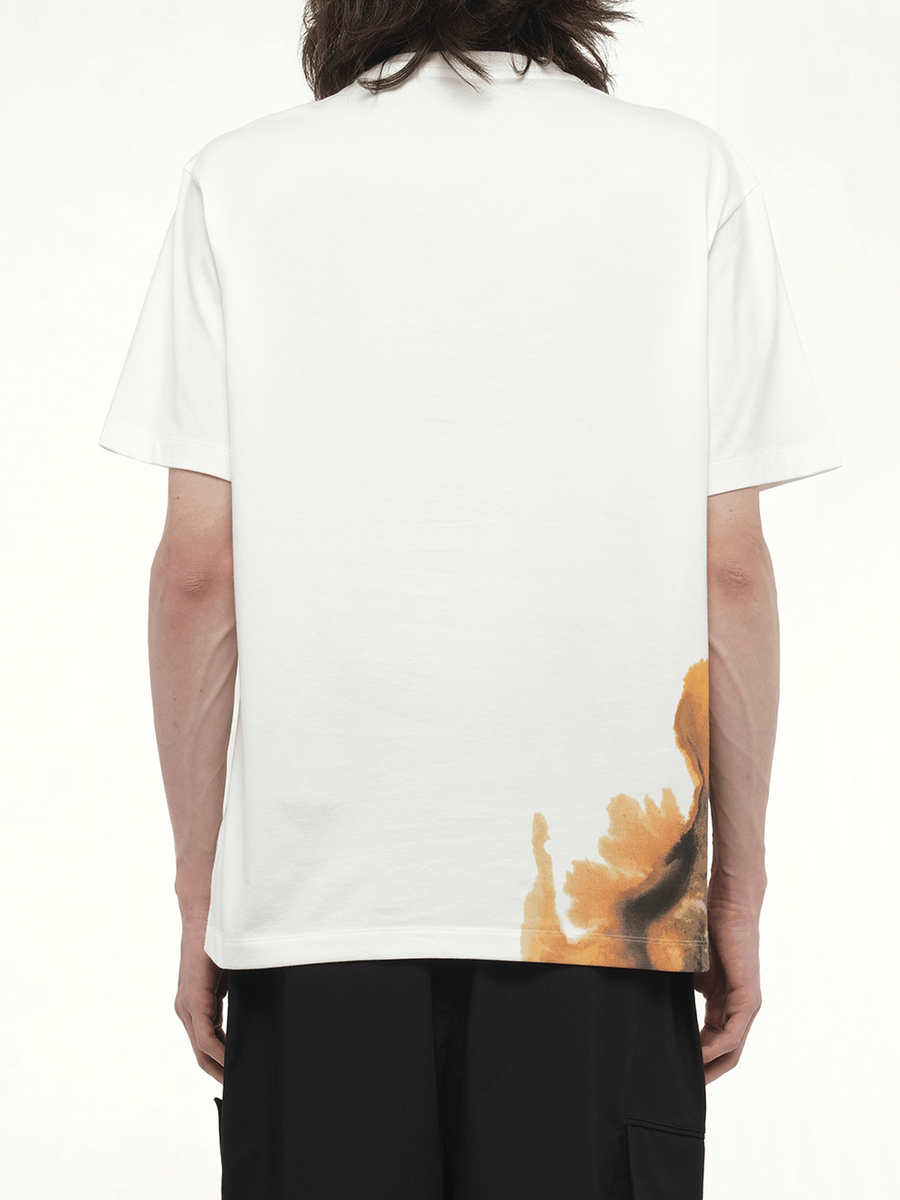 Watercolours Short Sleeve T-Shirt in White