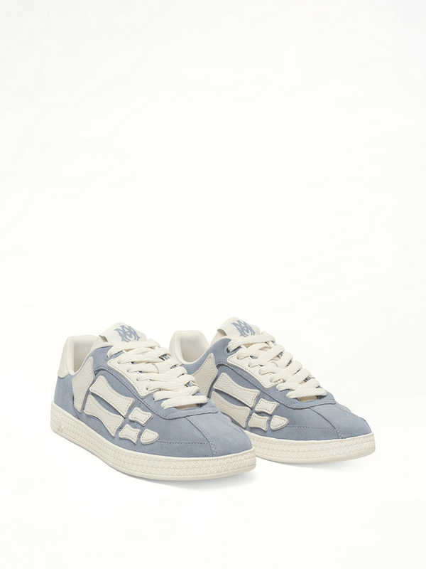 Pacific Bones Sneaker in Ashley Blue Front View | AMIRI