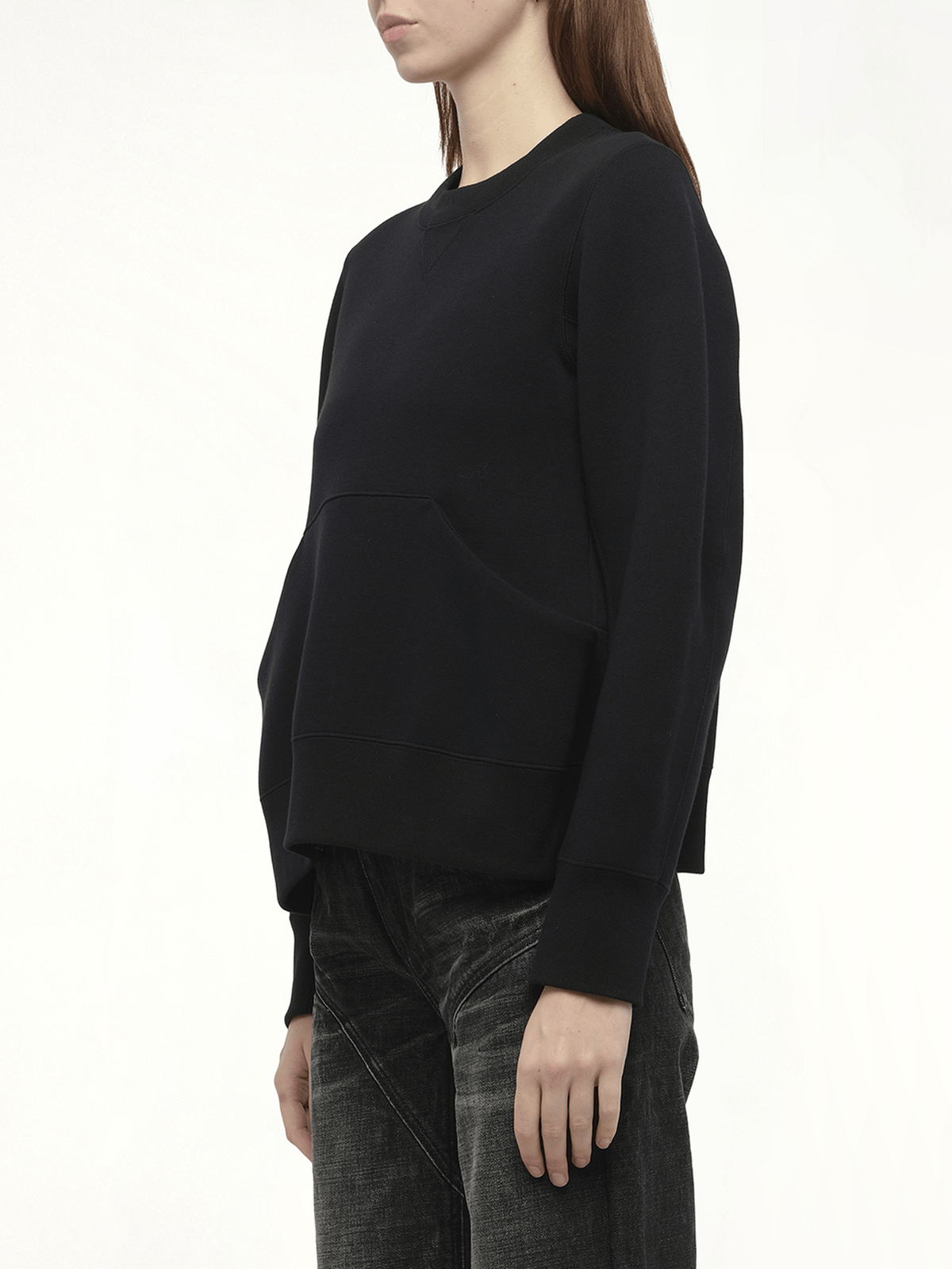 Sponge Sweat Pullover in Black