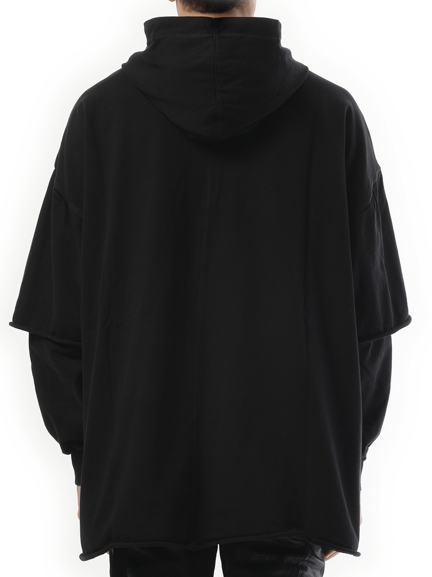 Rick Owens Drkshdw Tommy Hustler Hoodie in Black