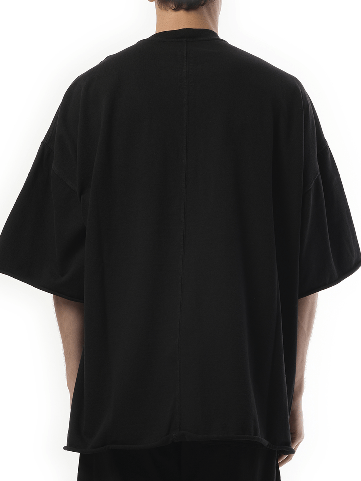 Rick Owens Drkshdw Opera Print Tommy T in Black/Pearl
